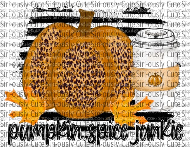 Pumpkin Spice Junkie - Leopard