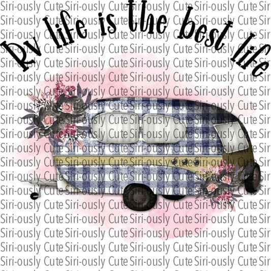 Rv Life Is The Best - Yellow And Black Plaid