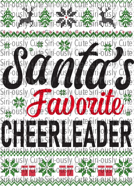 Santa's Favorite Cheerleader - Siri-ously Cute Subs