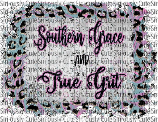 Southern Grace And True Grit - Purple Leopard