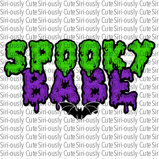Spooky Babe - Drippy Letters