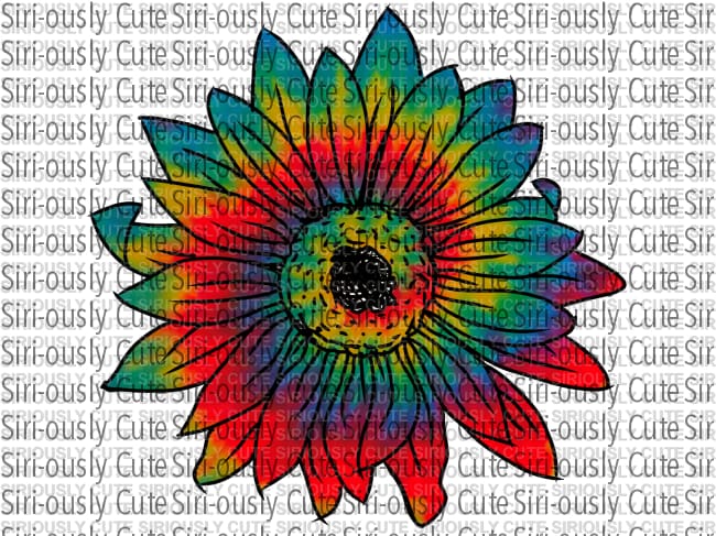 Sunflower - Tie Dye 1