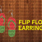 Watermelon Flip Flop Earrings