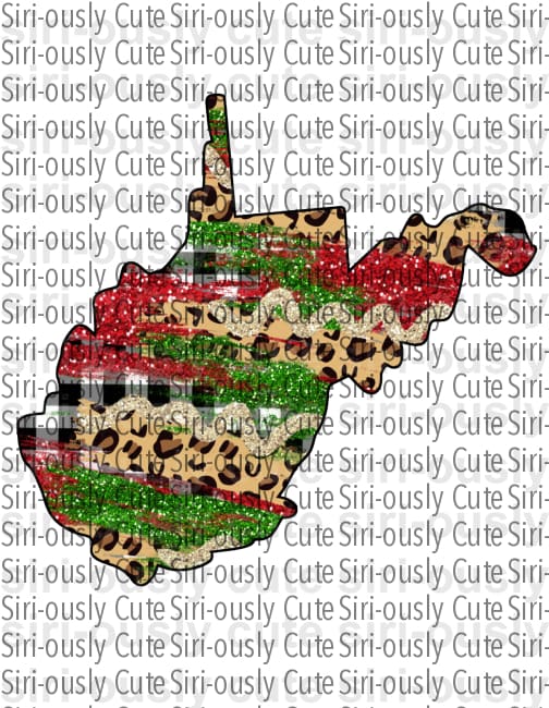 West Virginia - Leopard and Christmas - Siri-ously Cute Subs