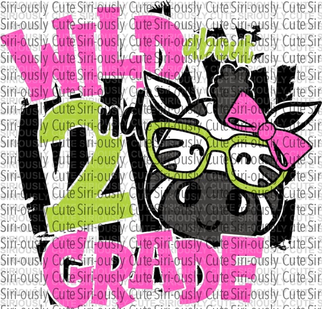 Wild About 2Nd Grade - Girl