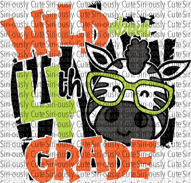 Wild About 4Th Grade - Boy