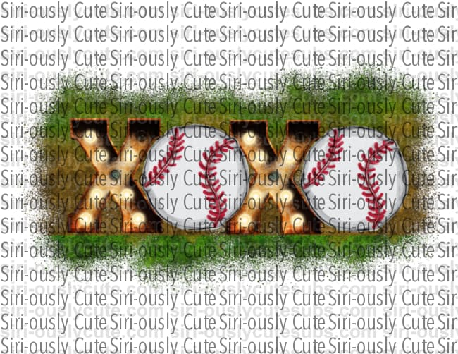 XOXO Baseball - Siri-ously Cute Subs